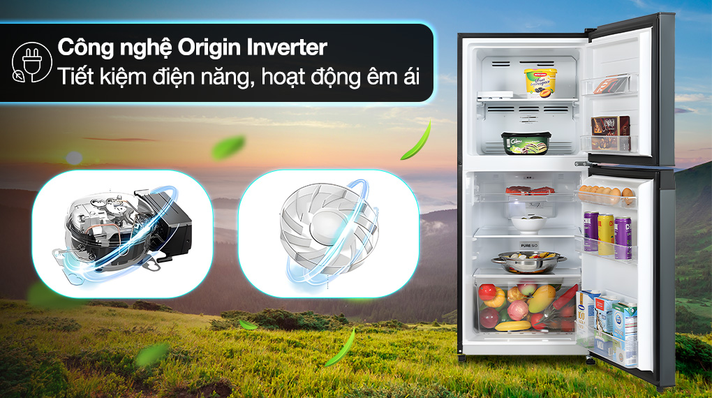 Tủ lạnh Toshiba Inverter 180 lít GR-RT234WE-PMV(52) Tủ lạnh Toshiba Inverter 180 lít GR-RT234WE-PMV(52)