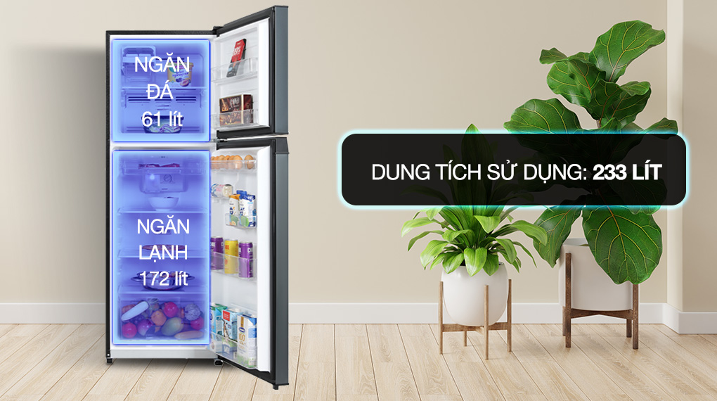 Tủ lạnh Toshiba Inverter 233 lít GR-RT303WE-PMV(52) Tủ lạnh Toshiba Inverter 233 lít GR-RT303WE-PMV(52)