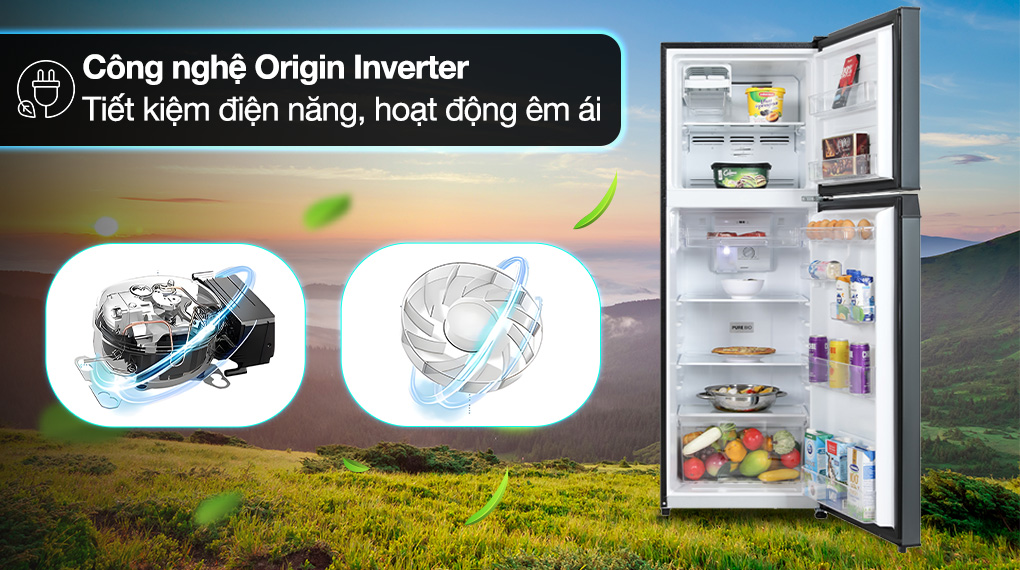 Tủ lạnh Toshiba Inverter 233 lít GR-RT303WE-PMV(52) Tủ lạnh Toshiba Inverter 233 lít GR-RT303WE-PMV(52)