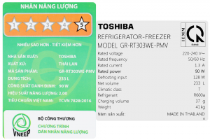 Tu Lanh Toshiba Inverter 233 Lit Gr Rt303we Pmv52