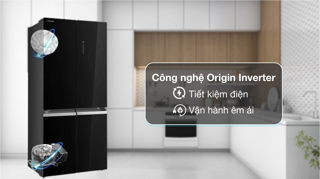Tủ lạnh Toshiba Inverter 515 lít GR-RF665WIA-PGV(22)-XK Tủ lạnh Toshiba Inverter 515 lít GR-RF665WIA-PGV(22)-XK