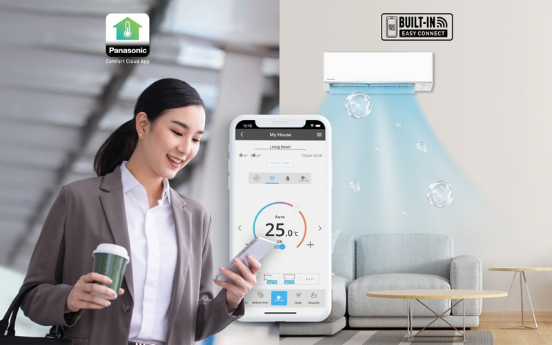 Máy lạnh Panasonic Inverter 1.5 HP CU/CS-RU12AKH-8 Máy lạnh Panasonic Inverter 1.5 HP CU/CS-RU12AKH-8