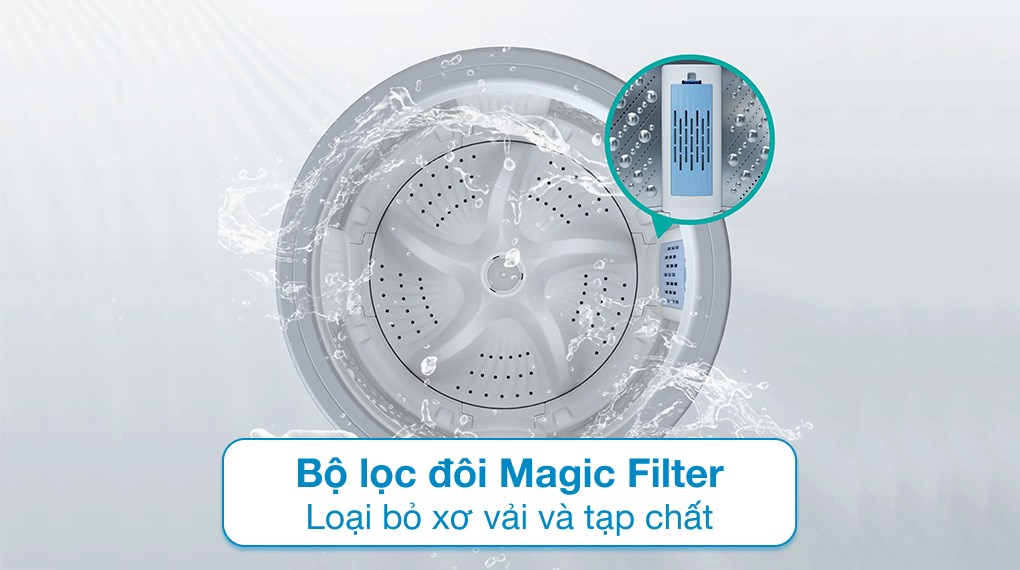 Máy giặt Hisense 8 kg WTZQ8012UT - Công nghệ giặt