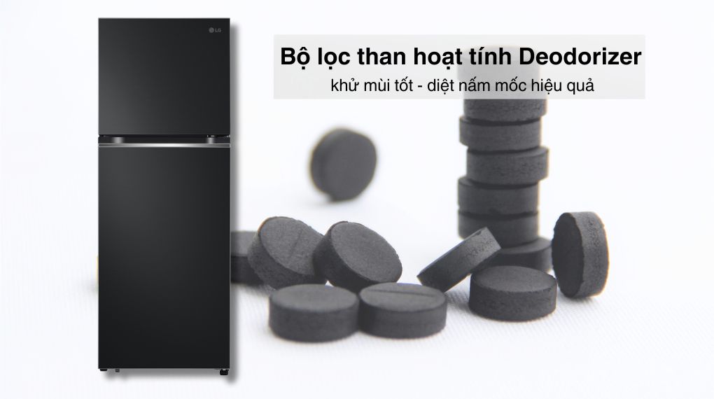 Tủ lạnh LG Inverter 315 lít LTB31BLM - Công nghệ kháng khuẩn khử mùi Tủ lạnh LG Inverter 315 lít LTB31BLM - Công nghệ kháng khuẩn khử mùi
