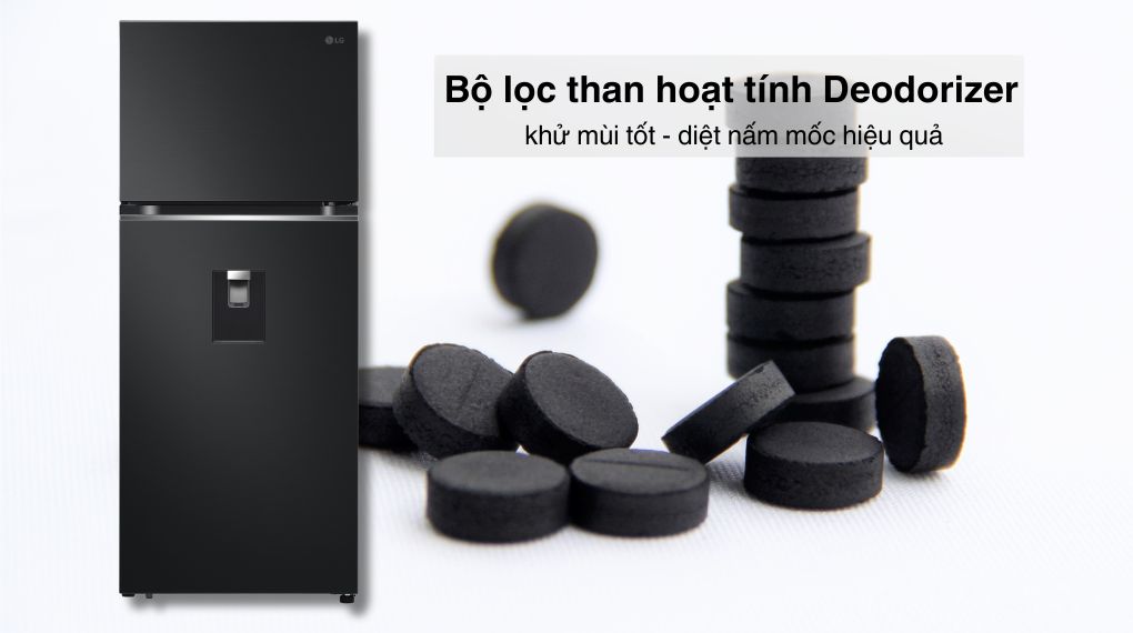 Tủ lạnh LG Inverter 374 lít LTD37BLM - Công nghệ khử mùi Tủ lạnh LG Inverter 374 lít LTD37BLM - Công nghệ khử mùi