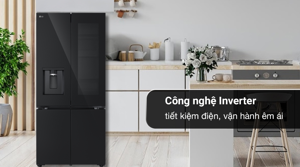 Tủ lạnh LG Inverter 612 lít Multi Door InstaView LFD61BLGAI - Công nghệ tiết kiệm điện
