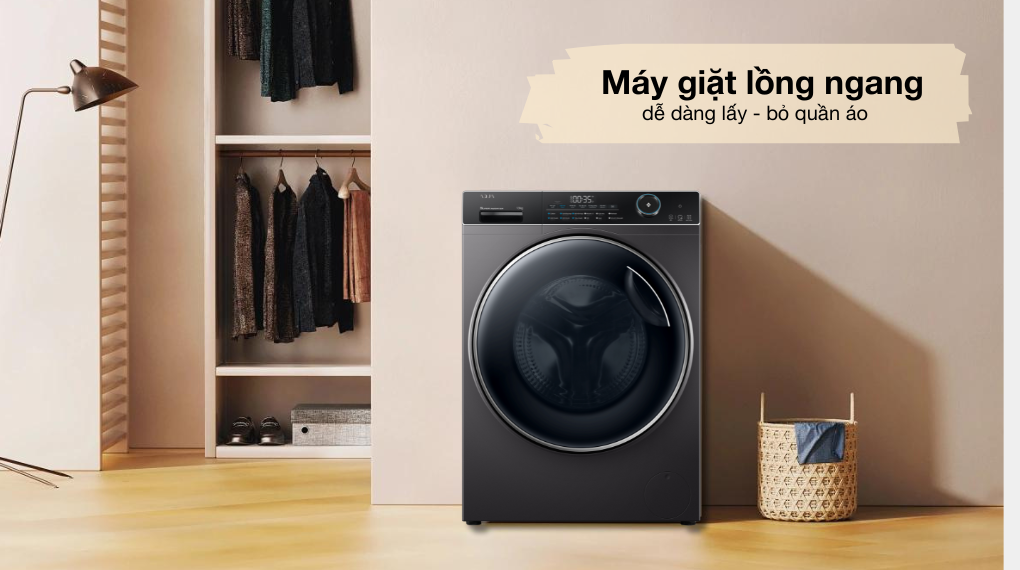 Máy giặt Aqua Inverter 13 kg AW13-BP4959K(S8) - Thiết kế Máy giặt Aqua Inverter 13 kg AW13-BP4959K(S8) - Thiết kế