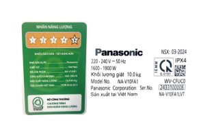 Máy giặt Panasonic Inverter 10 kg NA-V10FA1LVT