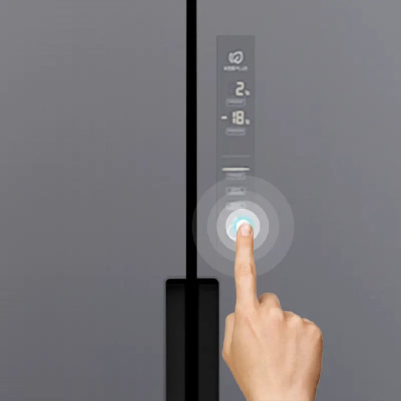 Tủ lạnh Aqua Inverter 456 lít AQR-M530EM(SLB) điều khiển cảm ứng