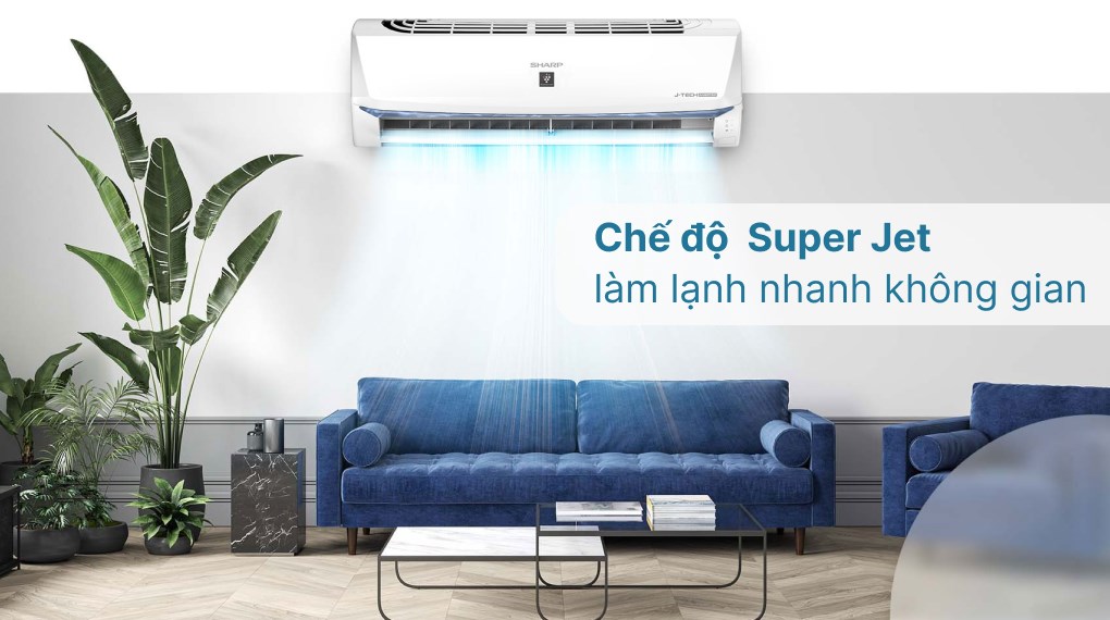 Máy lạnh Sharp Inverter 1.5 HP AH-XP13BSW - Công nghệ làm lạnh