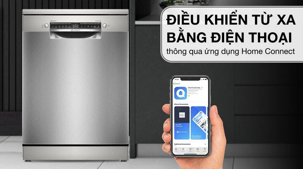 Máy rửa chén độc lập Bosch SMS4ECI26E - Tiện ích Máy rửa chén độc lập Bosch SMS4ECI26E - Tiện ích