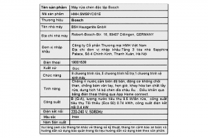 Máy rửa chén độc lập Bosch SMS8YCI01E