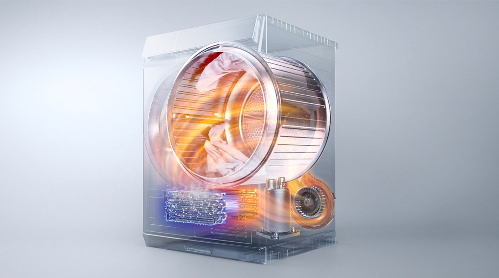 Máy sấy bơm nhiệt Panasonic 9.5 kg NH-EH95JD1BV - Đặc điểm và cơ chế sấy Máy sấy bơm nhiệt Panasonic 9.5 kg NH-EH95JD1BV - Đặc điểm và cơ chế sấy