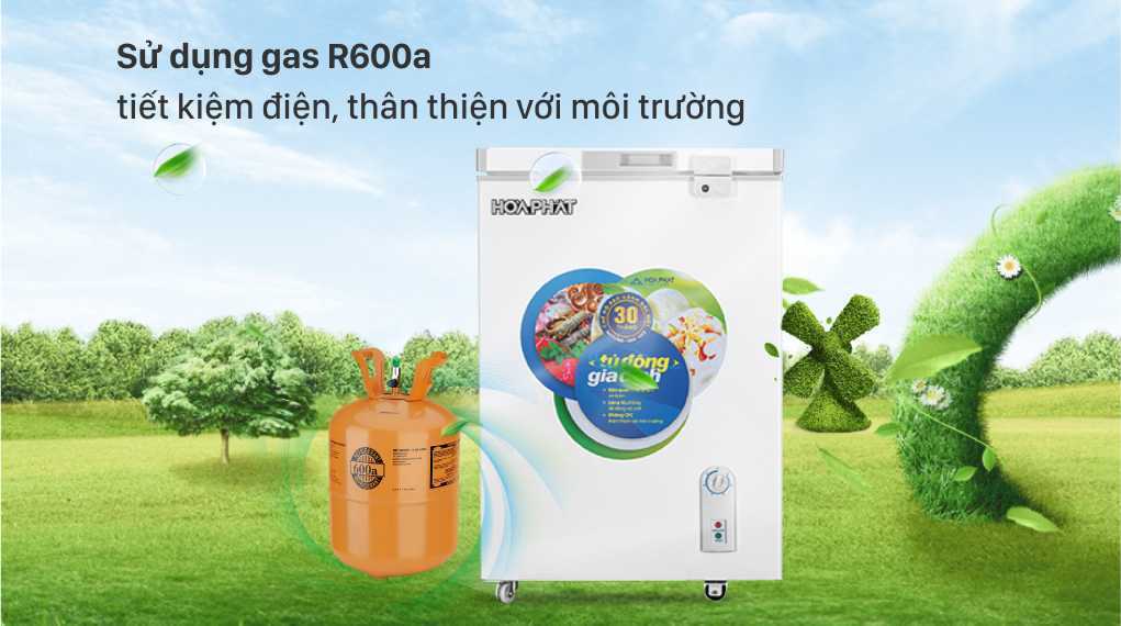Tủ đông Hòa Phát HCF 106S1Đ - Gas R600a Tủ đông Hòa Phát HCF 106S1Đ - Gas R600a