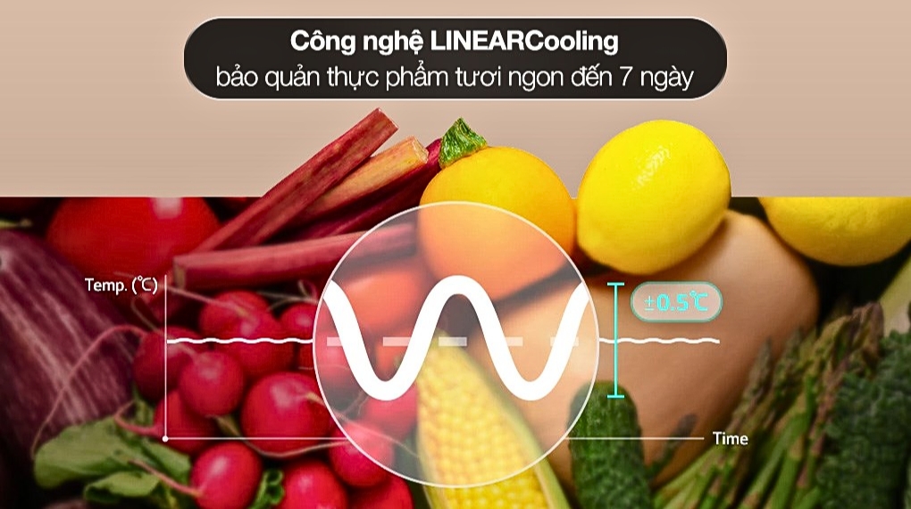 Tủ lạnh LG Inverter 332 lít LBD33BLMA - Công nghệ làm lạnh + Công nghệ bảo quản thực phẩm