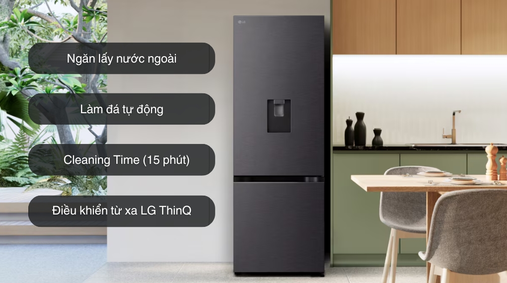 Tủ lạnh LG Inverter 332 lít LBD33BLMA - Tiện ích