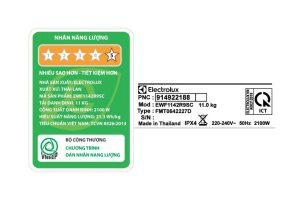 Máy giặt Electrolux Inverter 11 kg EWF1142R9SC