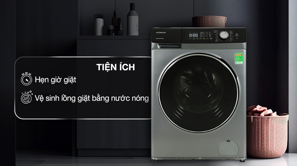 Máy giặt Hitachi Inverter 10.5 kg BD-1054HVOS - Tiện ích