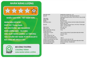 Máy giặt Hitachi Inverter 10.5 kg BD-1054HVOS