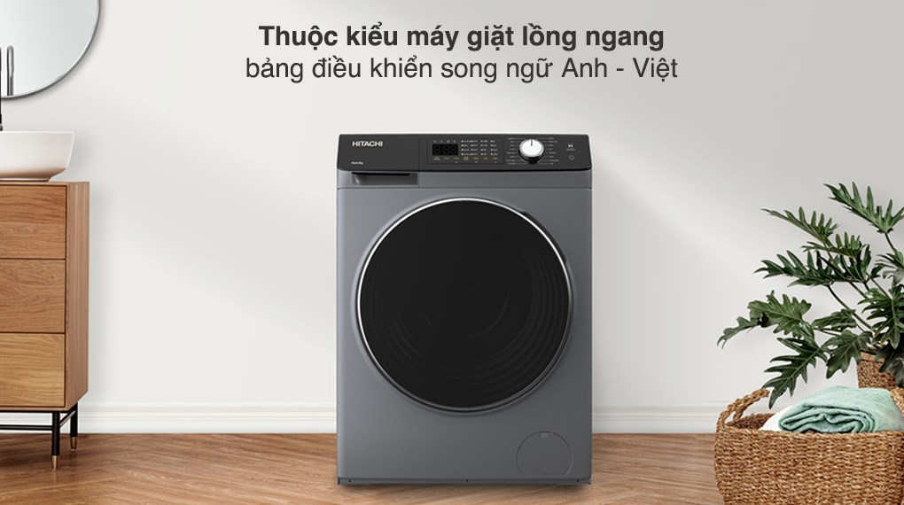 Máy giặt Hitachi Inverter 9.5 kg BD-954HVOS - Thiết kế
