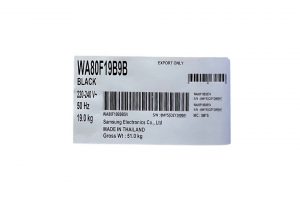 Máy giặt Samsung Inverter 19 kg WA80F19B9BSV