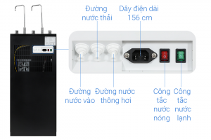 Máy lọc nước RO nóng nguội lạnh Hydrogen Kangaroo KG10A12 10 lõi