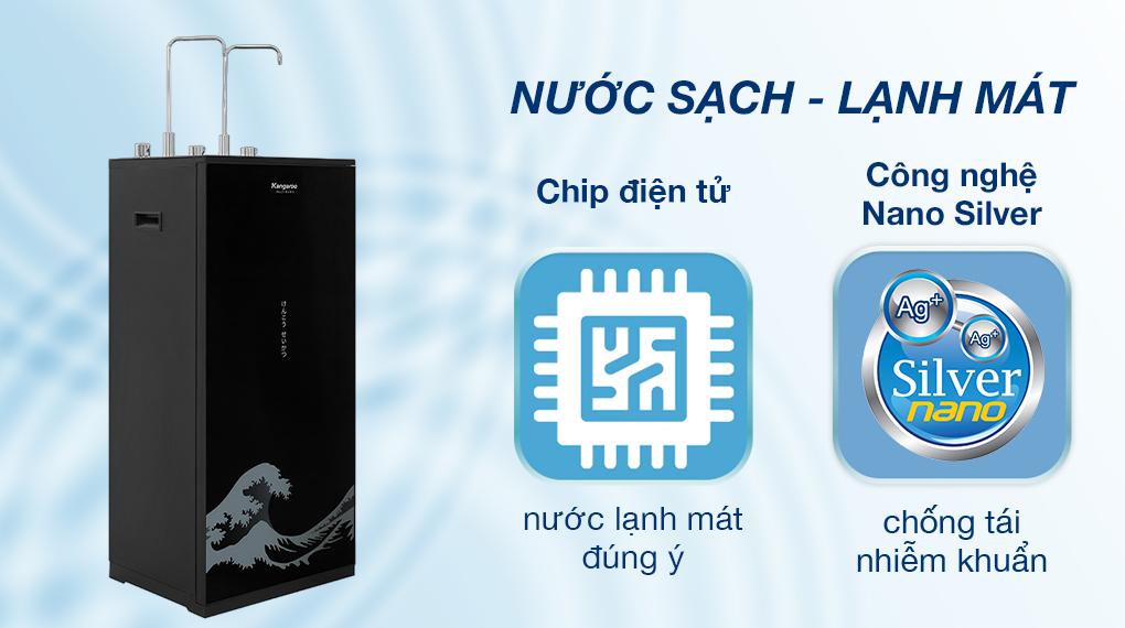 Máy lọc nước RO nóng nguội lạnh Kangaroo KG10A12 10 lõi - Công nghệ Máy lọc nước RO nóng nguội lạnh Kangaroo KG10A12 10 lõi - Công nghệ