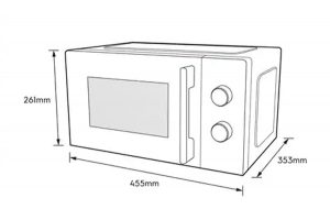 Lò vi sóng Electrolux 20 lít EMM20K22B