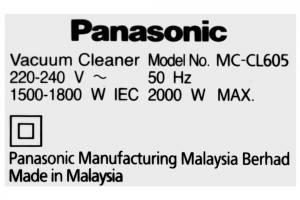 Máy hút bụi dạng hộp Panasonic MC-CL605KN49