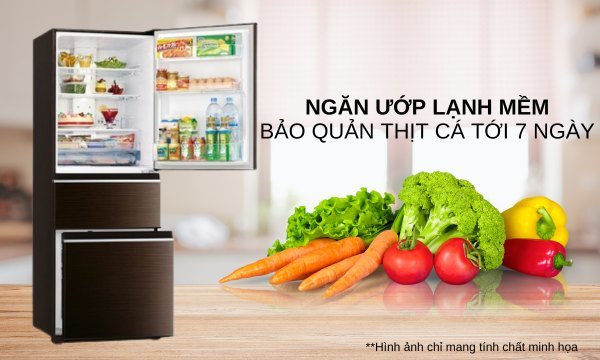 Tủ lạnh Mitsubishi Electric Inverter 330 lít MR-CX41ER-BRW-V