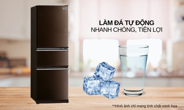 Tủ lạnh Mitsubishi Electric Inverter 330 lít MR-CX41ER-BRW-V