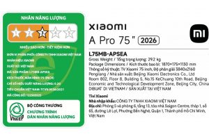 Google Tivi QLED Xiaomi A Pro 4K 75 inch L75MB-APSEA