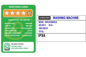 Máy giặt Samsung Inverter 12 kg WW12CG604DLBSV
