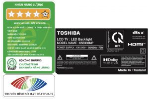 Smart Tivi Toshiba AI 4K 65 inch 65E330NP