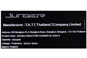 Bếp từ đôi lắp âm Junger CEJ-200-II