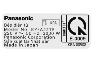 Bếp từ đôi lắp âm Panasonic KY-A227EKRA