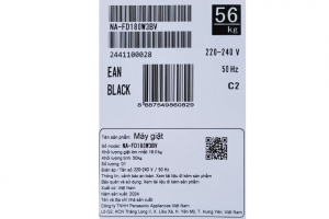 Máy giặt Panasonic Inverter 18 kg NA-FD180W3BV