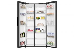 Tủ lạnh Aqua 569 lít Inverter AQR S633XA(SL)