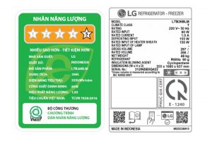 Tủ lạnh LG Inverter 266 lít LTB26BLM