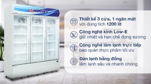 Tủ mát Alaska 1200 lít LC-1200C3