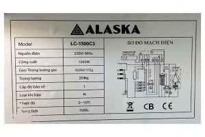 Tủ mát Alaska 1500 lít LC-1500C3