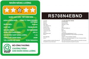Tủ lạnh Hisense Inverter 550 lít Side By Side RS708N4EBND