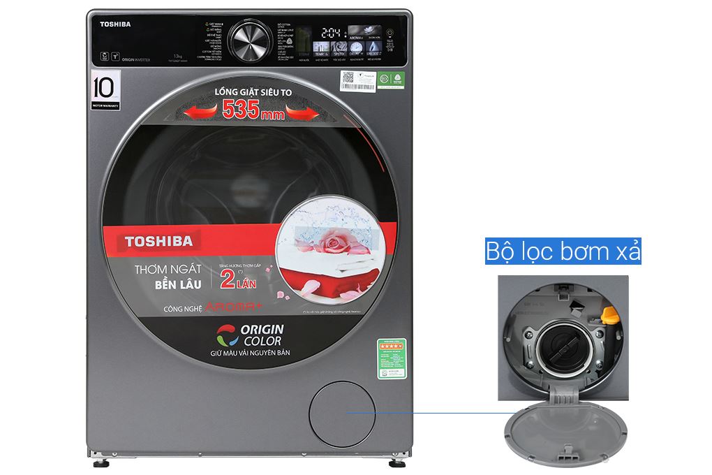 Máy giặt Toshiba Inverter 13 kg TW-T25BZP140MWV(MG) Máy giặt Toshiba Inverter 13 kg TW-T25BZP140MWV(MG)