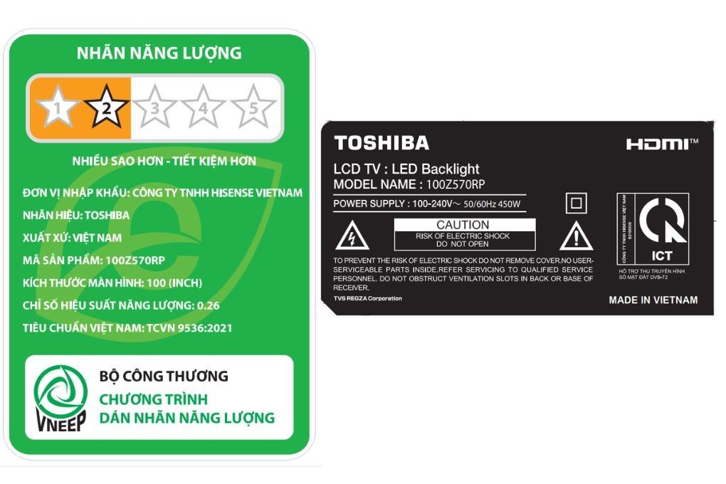 Smart Tivi QLED Toshiba AI 4K 100 inch 100Z570RP Smart Tivi QLED Toshiba AI 4K 100 inch 100Z570RP