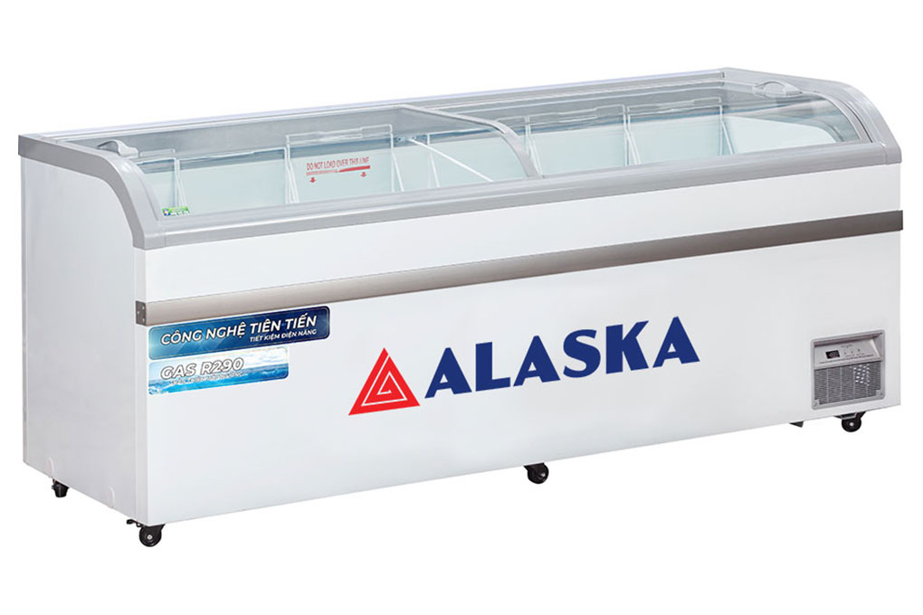 Tủ đông mặt kính cong Alaska 765 lít KC 550 Tủ đông mặt kính cong Alaska 765 lít KC 550