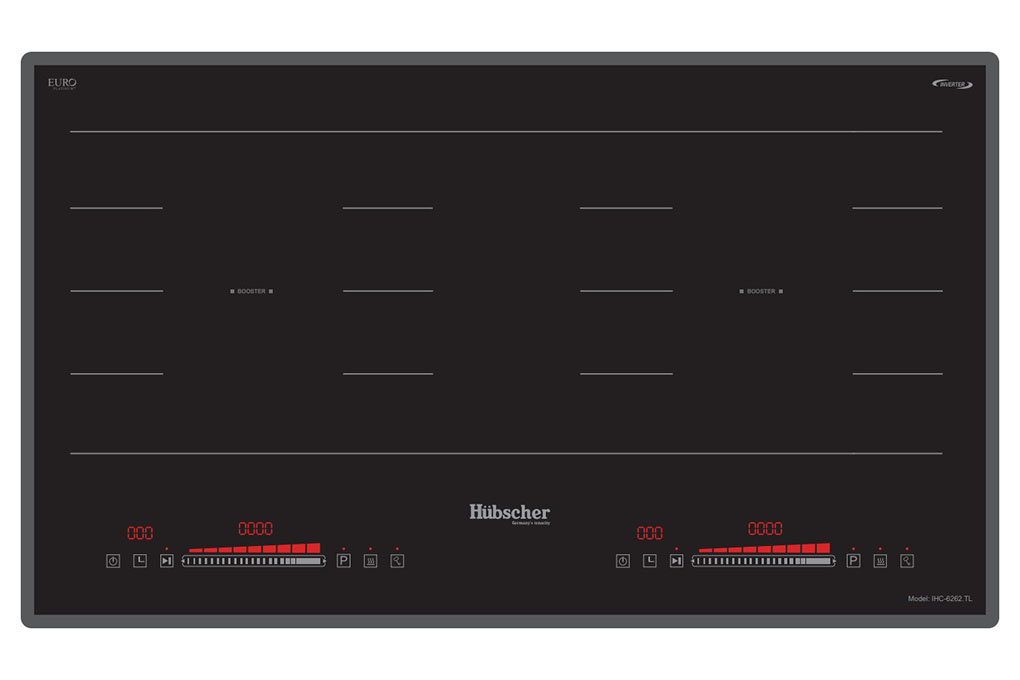 Bếp từ đôi Hubscher IHC 6262.TL Bếp từ đôi Hubscher IHC 6262.TL