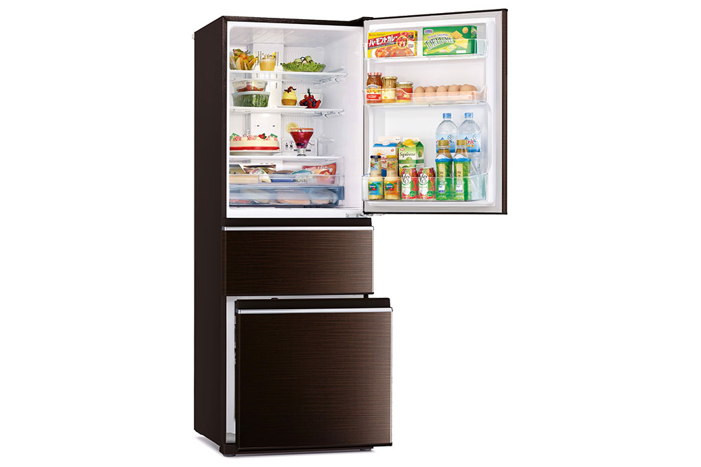 Tủ lạnh Mitsubishi Electric Inverter 330 lít MR CX41ER BRW V Tủ lạnh Mitsubishi Electric Inverter 330 lít MR CX41ER BRW V