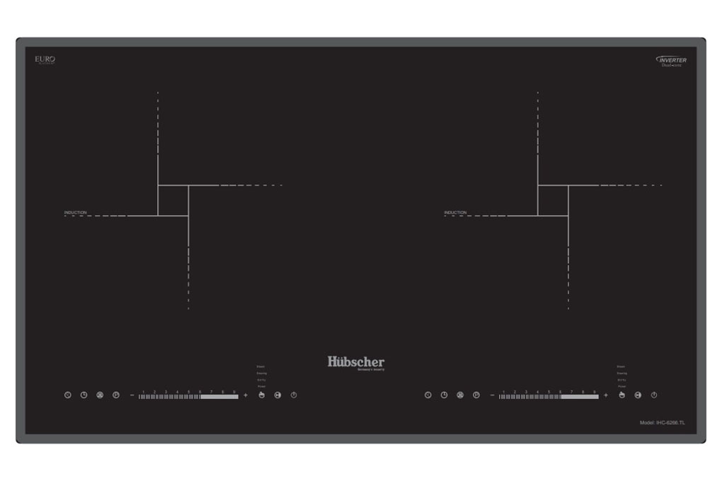 Bếp từ đôi hubscher IHC 6266.TL Bếp từ đôi hubscher IHC 6266.TL