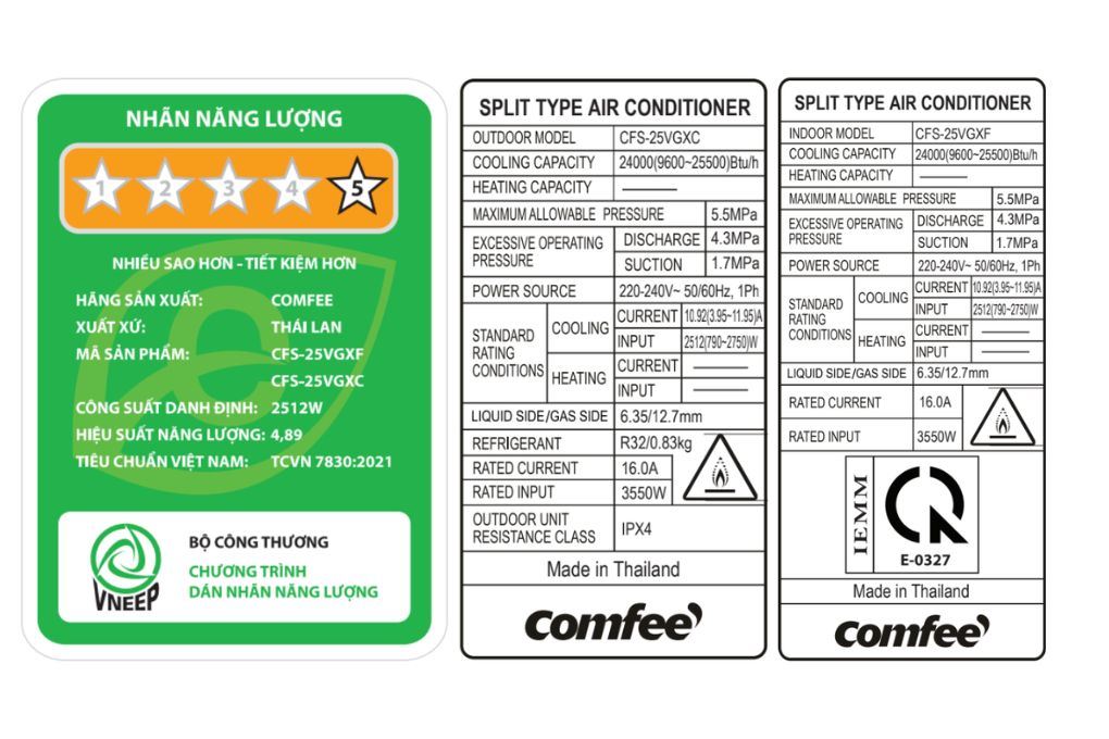 Điều hòa Comfee Inverter 24000 BTU CFS-25VGX Điều hòa Comfee Inverter 24000 BTU CFS-25VGX
