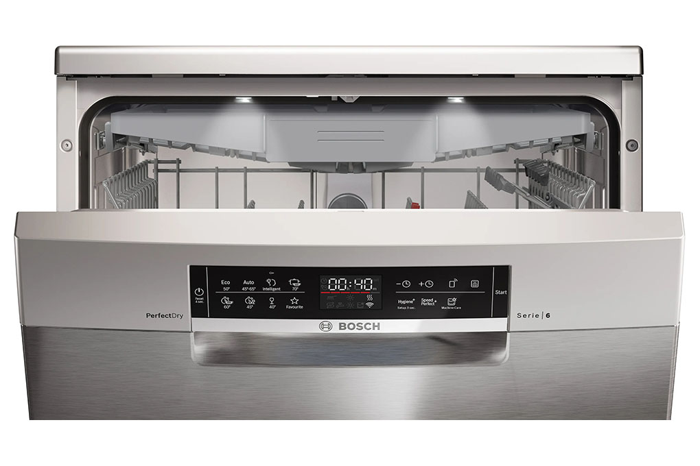 Máy rửa bát độc lập Bosch Serie 6 14 bộ SMS6ZCI01P Máy rửa bát độc lập Bosch Serie 6 14 bộ SMS6ZCI01P